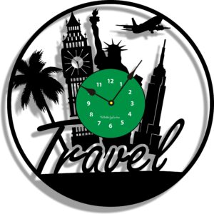 Ρολόι τοίχου από Βινύλιο – Travel