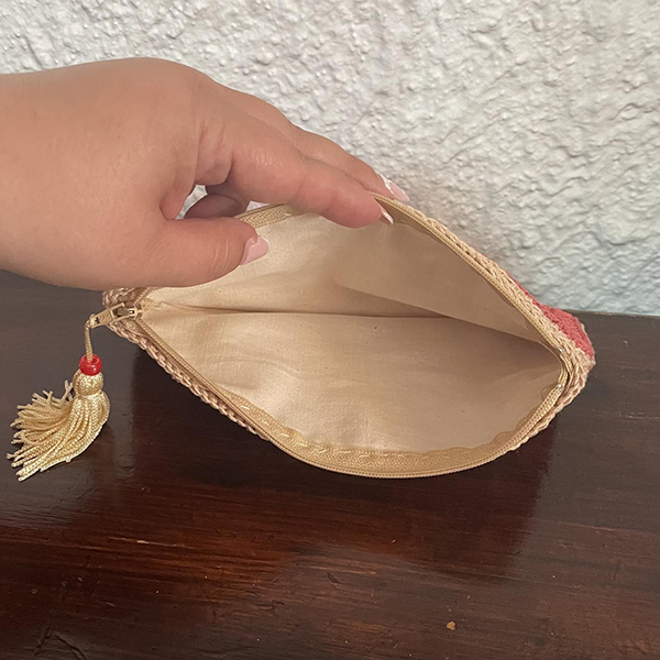 Terracotta Bloom Pouch