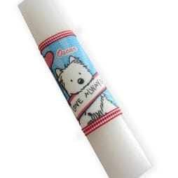 Λαμπάδα για κατοικίδια Westie Pet Collection με το όνομά του!
