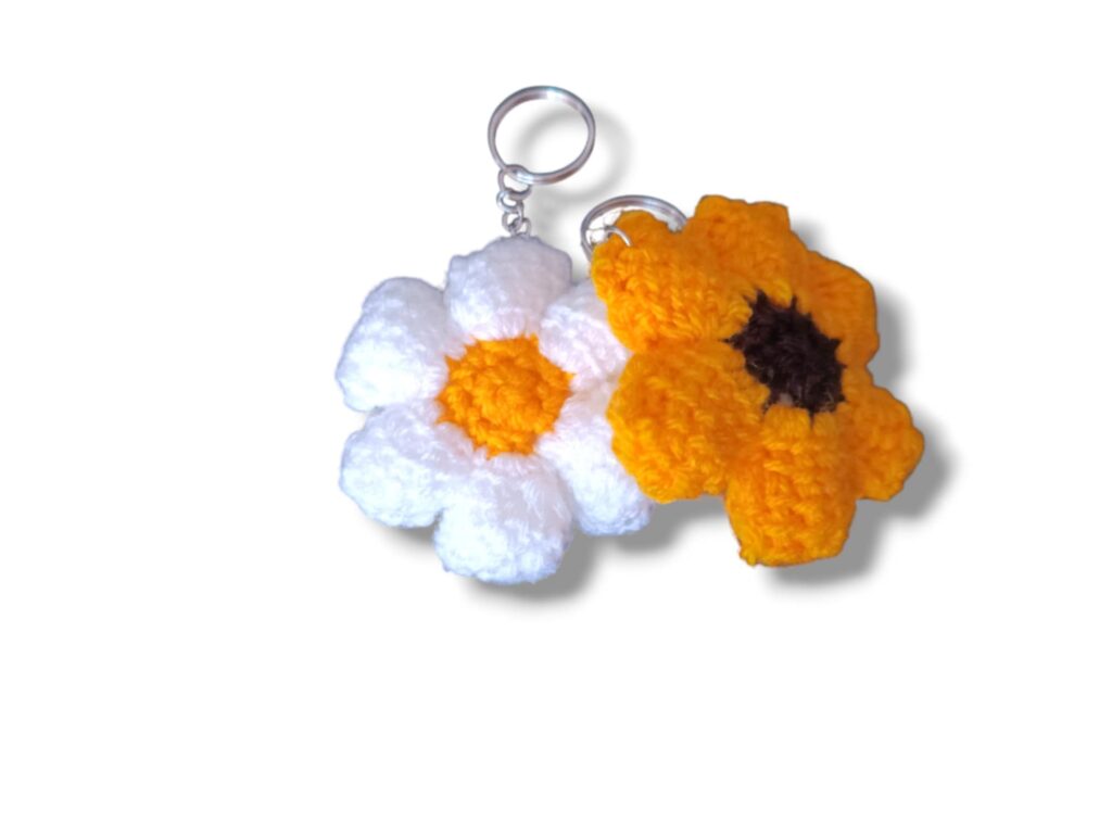 Μπρελόκ μαργαρίτα κίτρινη Daisy Charm