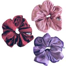 Amethyst Glow Crushed Velvet Scrunchie