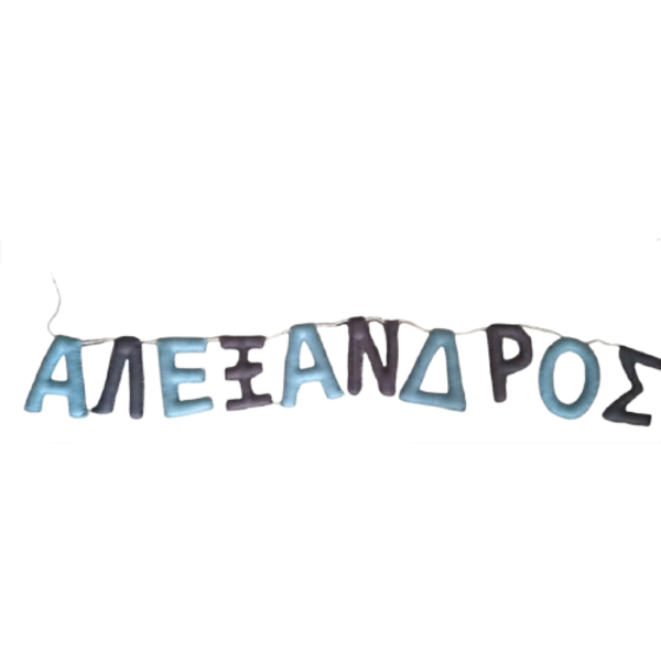 Μπάνερ με όνομα