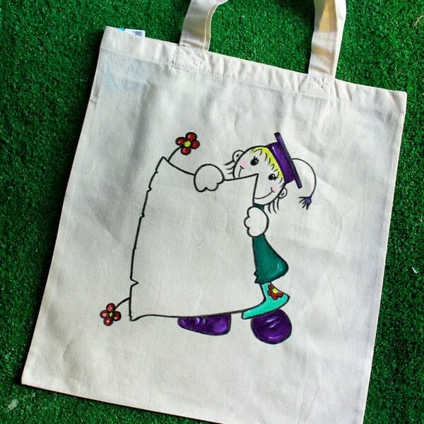 Τσάντα βαμβακερή 42*37 (tote bag)