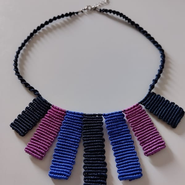 Κολιέ Μακραμέ Boho Τσόκερ