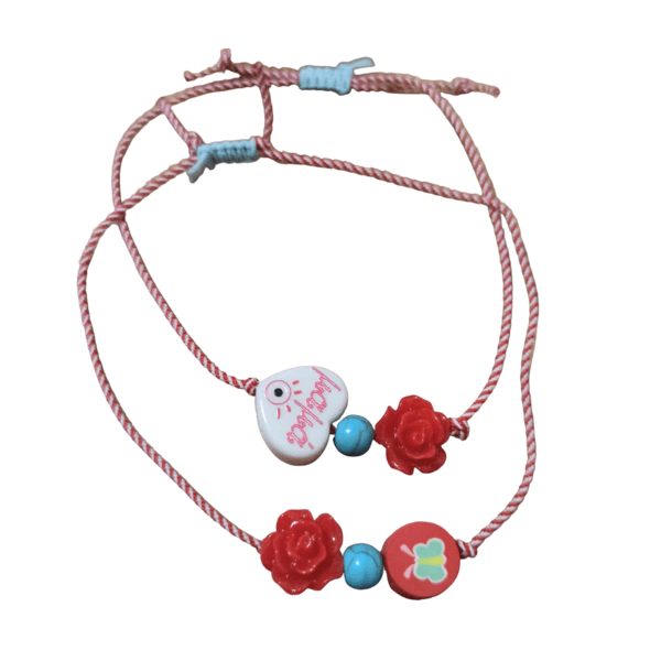 Μαρτάκια σετ για μαμά και κόρη’ red roses ‘