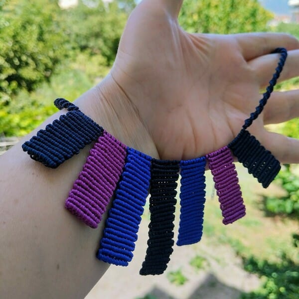 Κολιέ Μακραμέ Boho Τσόκερ