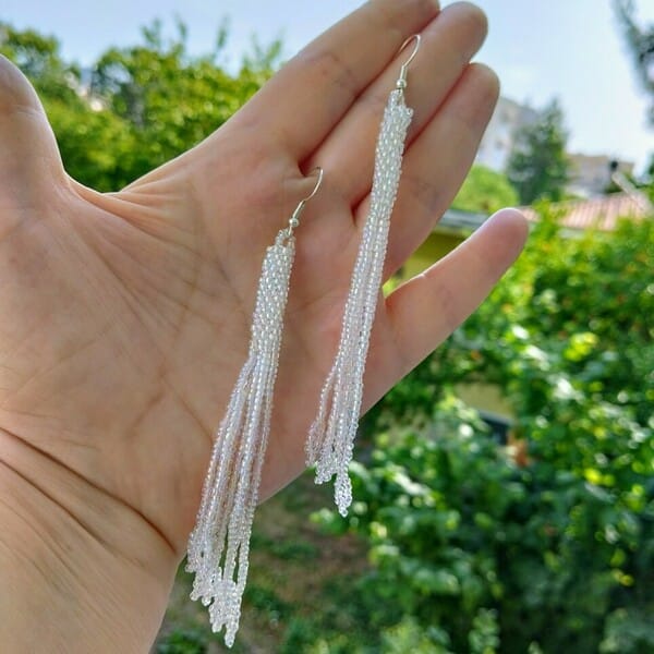 Ατσάλινα σκουλαρίκια ασύμμετρα κρεμαστά