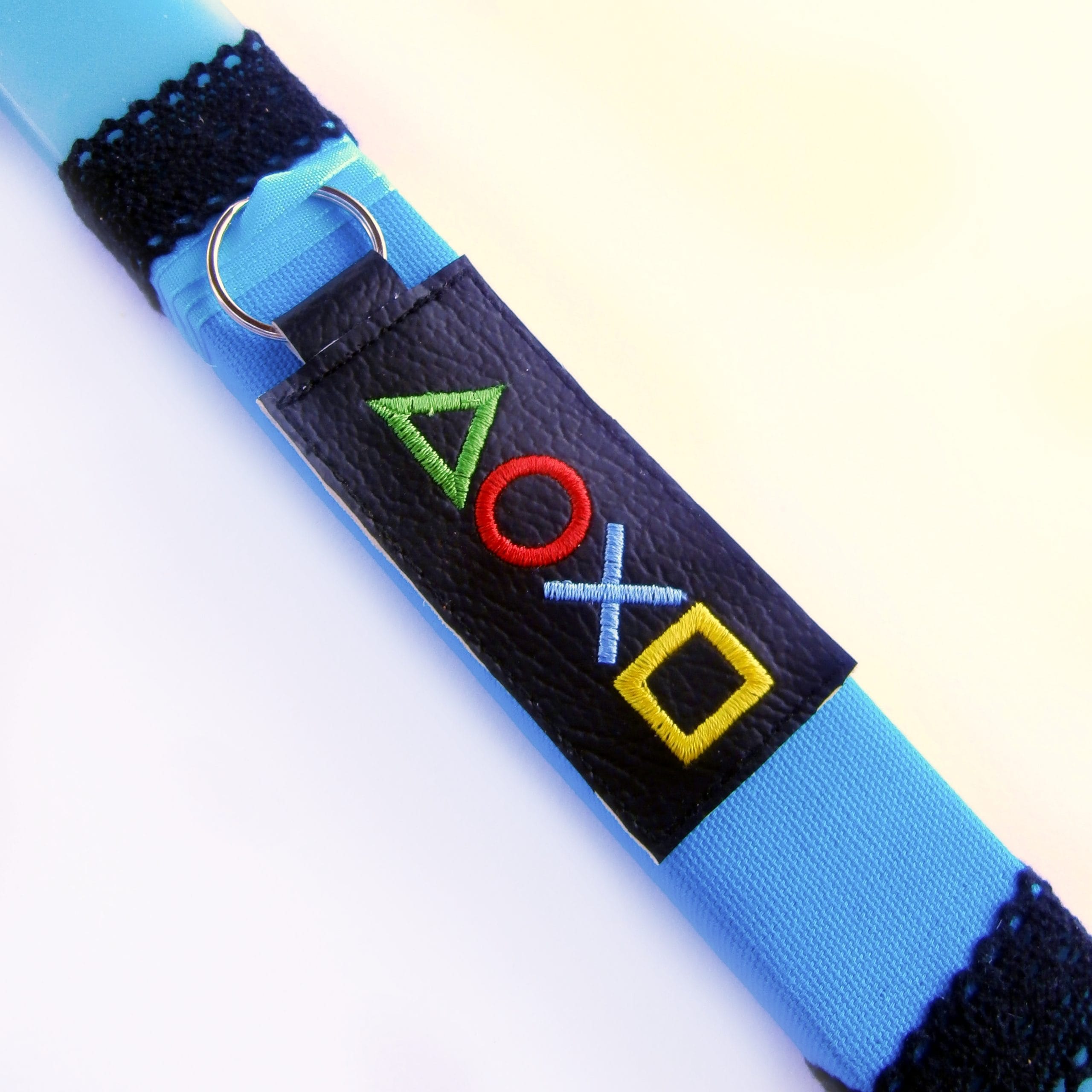 Λαμπάδα gamers playstation με κασετίνα και μπρελοκ δερμάτινο