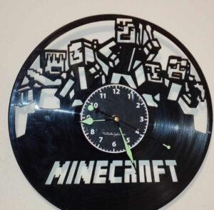 Ρολόι τοίχου από Βινύλιο – MINECRAFT