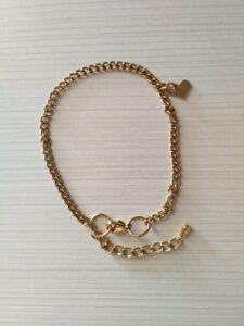Χειροποίητο ατσάλινο, χρυσό βραχιόλι gold mini heart