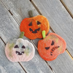 Σουβέρ Halloween Κολοκύθα και Νυχτερίδα