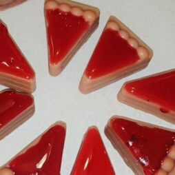 4 wax melts cheesecake κεράσι Κερι καρυδας