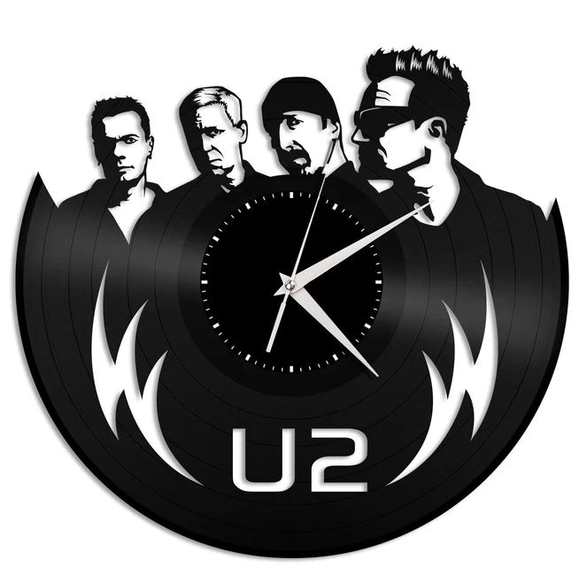 Ρολόι τοίχου από Βινύλιο - U2