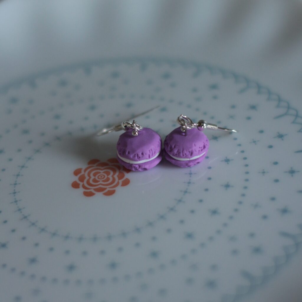 Macaron μινιατούρες σκουλαρίκια