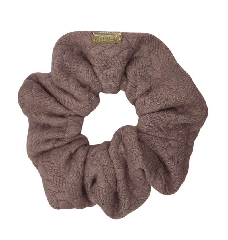 lOUSOUN scrunchie, χειροποίητο λαστιχάκι μαλλιών