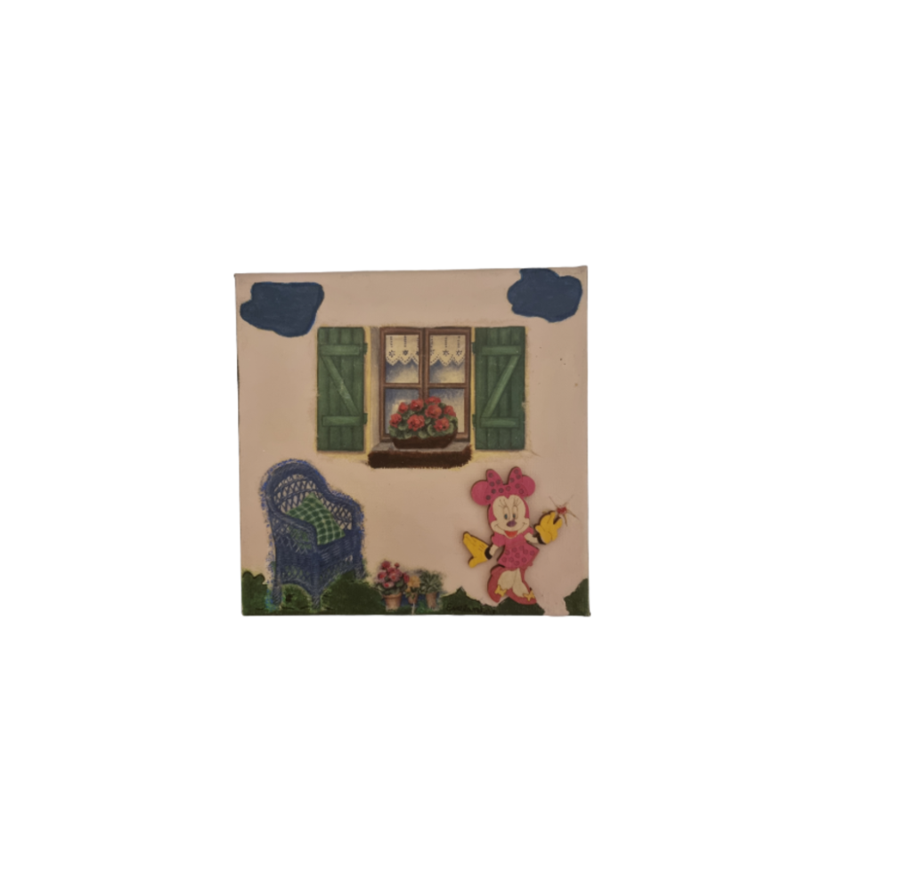 Καμβάς Minnie 20 x 19,8cm.